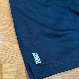 Kith mesh shorts with soft liner - medium - navy